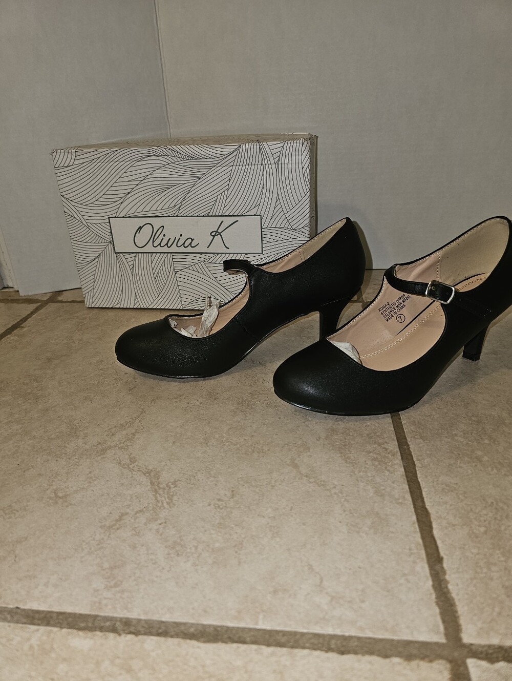 Black Mary Jane Heels for Women